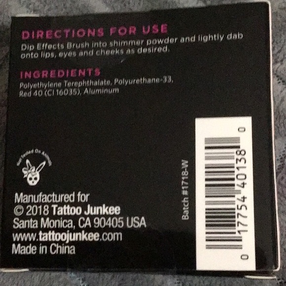 Tattoo Junkee Love Spell Lip & Eye Effects red - Picture 6 of 6